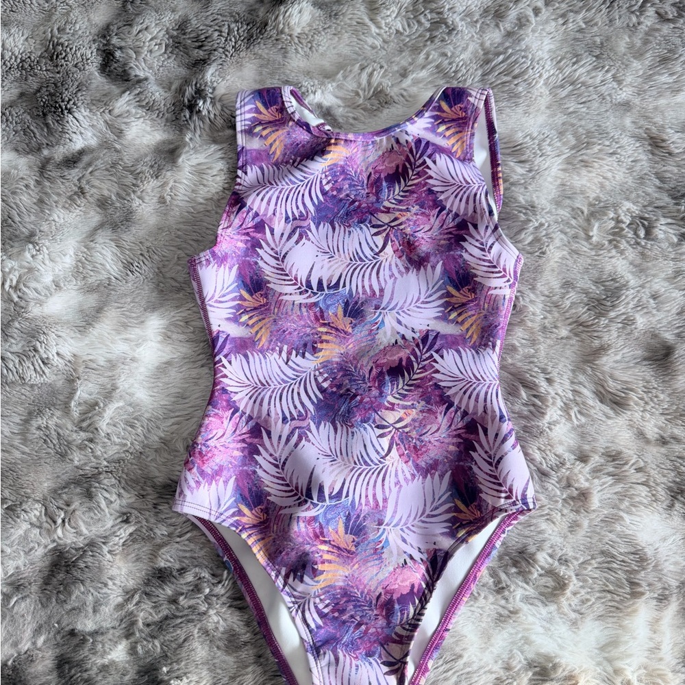 Jolyn Clothing Purple and Pink One Piece Swimsuit